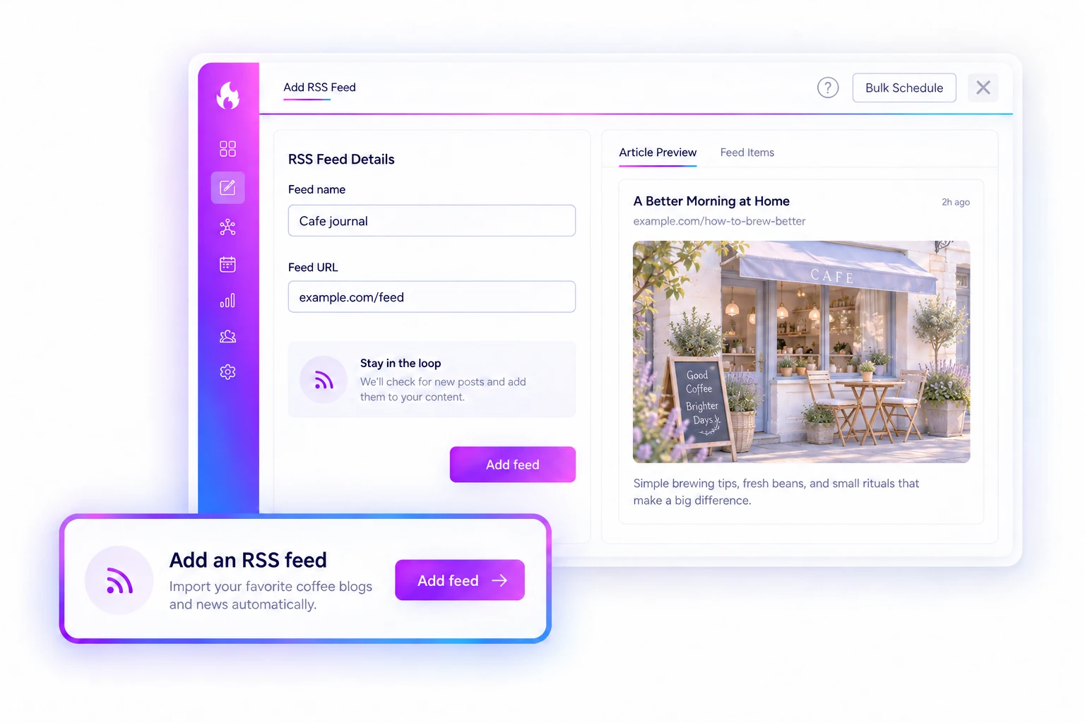 Bring blog content into your social plan.