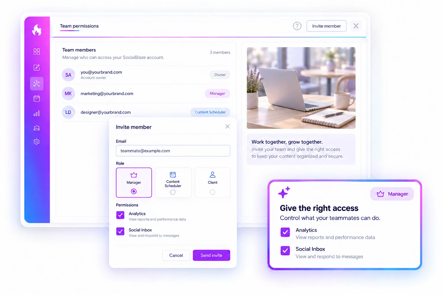 Give clients a place in the workflow.