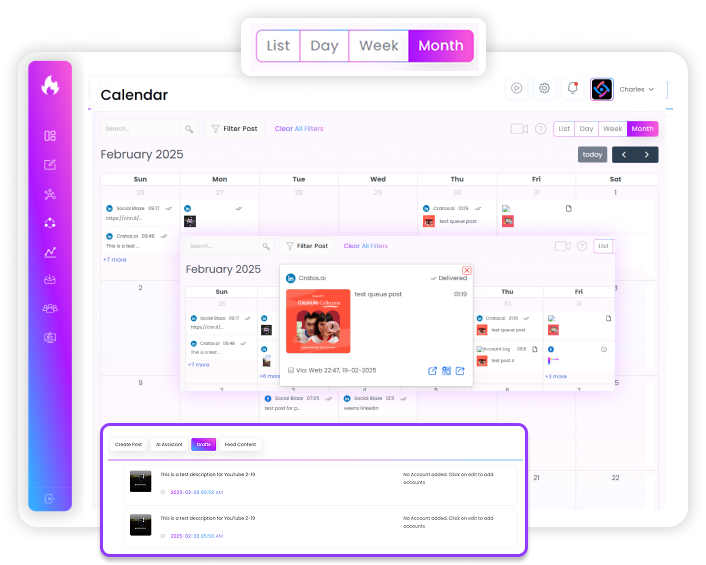 Social Media Calendar