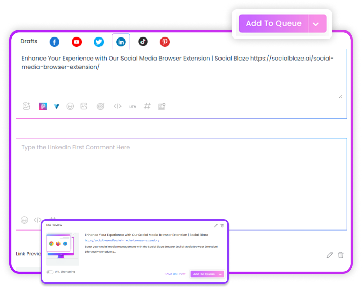 Social Media Browser Extension