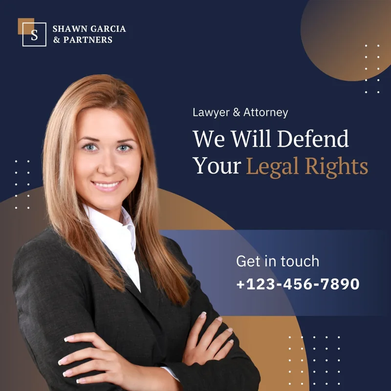 Dark Gold Modern Lawyer & Attorney Instagram Post