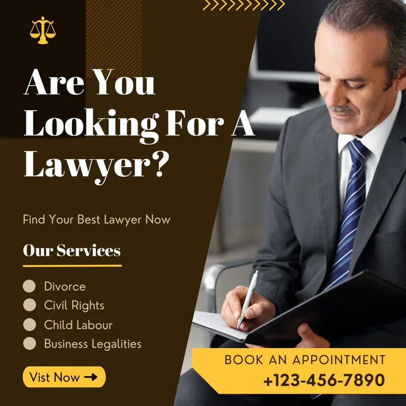 The Lawyer Our Service Instagram Post