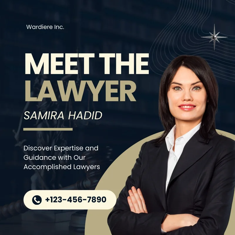 Dark Blue Modern Meet Lawyer Instagram Post