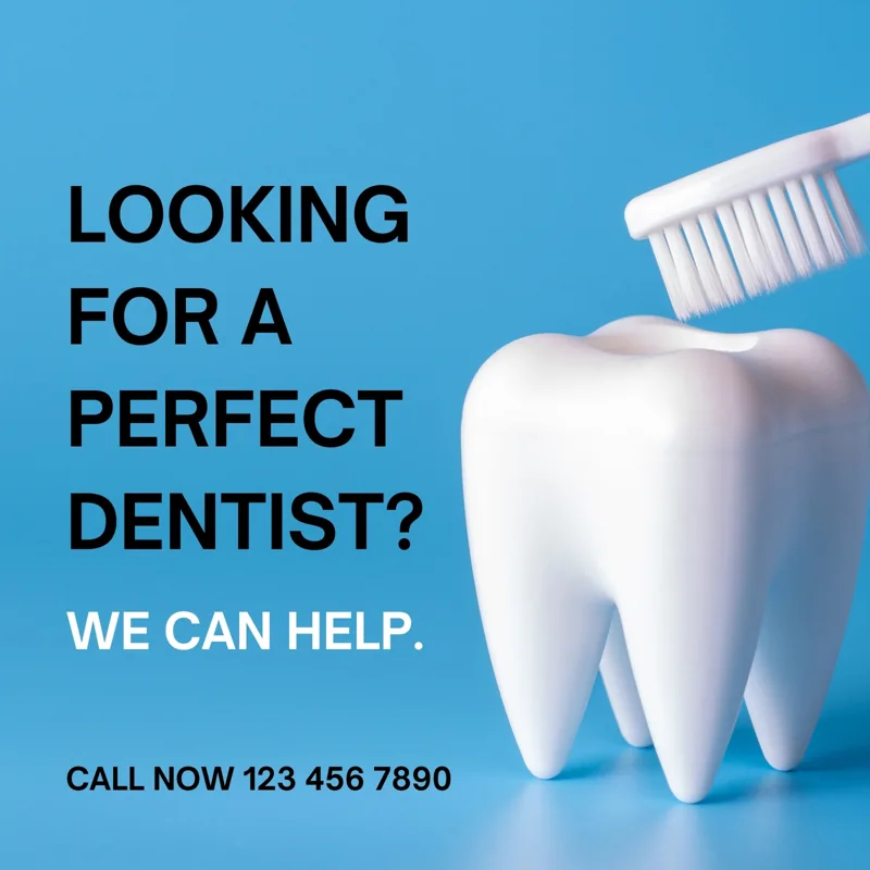 Modern Looking for A Dentist Instagram Post