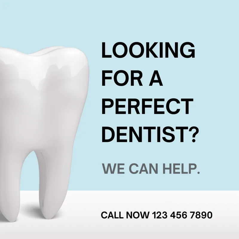 Modern Looking for A Dentist Instagram Post