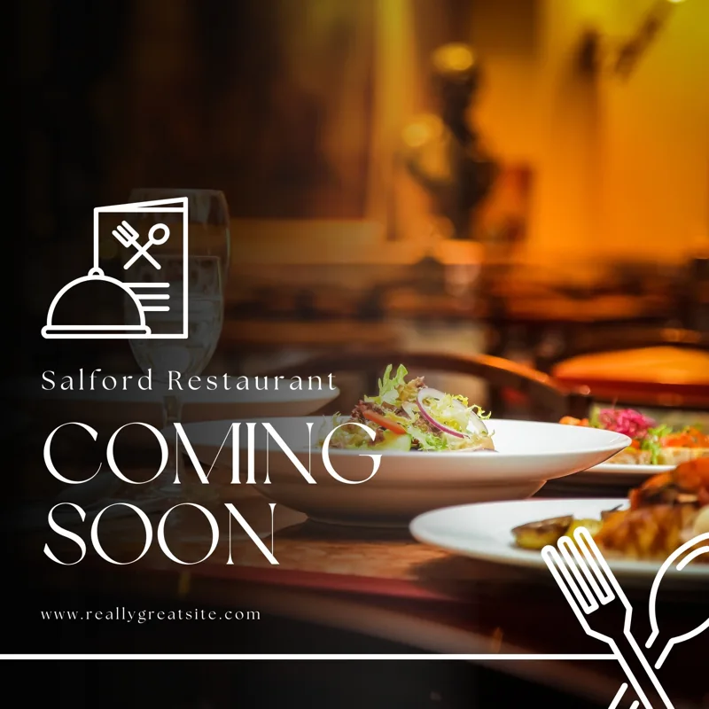 White Restaurant Coming Soon Instagram Post