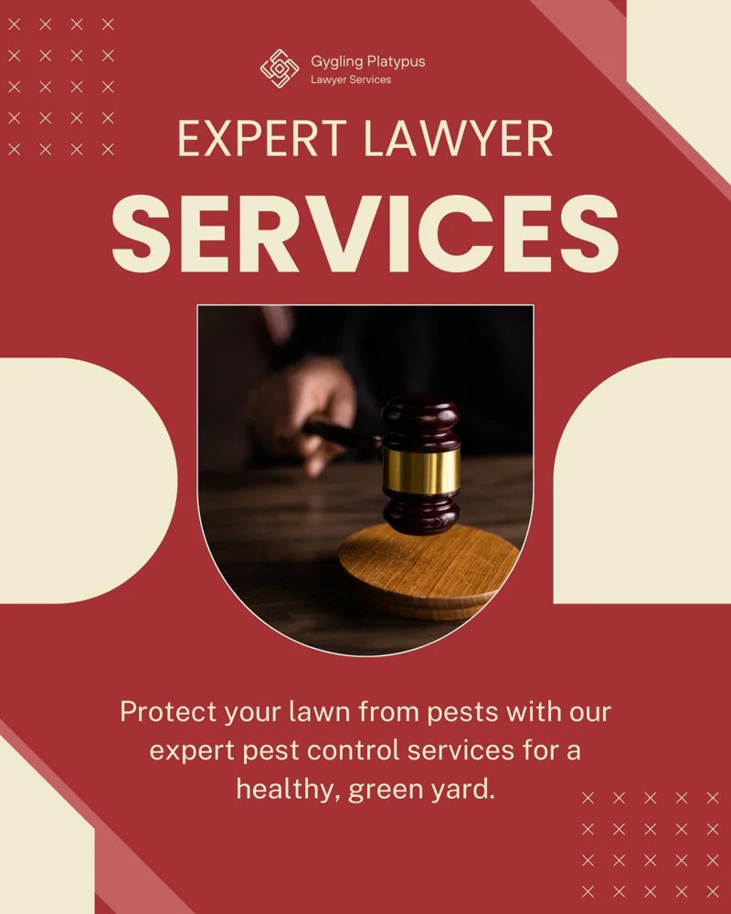 Maroon and Cream Modern Expert Lawyer Services Instagram Post
