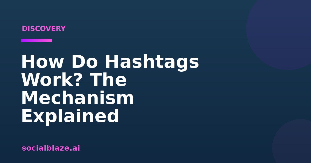 How Do Hashtags Work? The Mechanism Explained