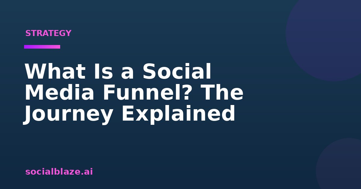 What Is a Social Media Funnel? The Journey Explained