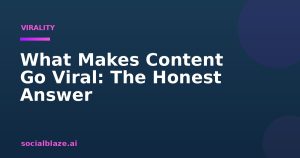 What Makes Content Go Viral: The Honest Answer