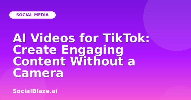 Ai Videos For Tiktok: Create Engaging Content Without A Camera Ai Videos For Tiktok: Create Engaging Content Without A Camera