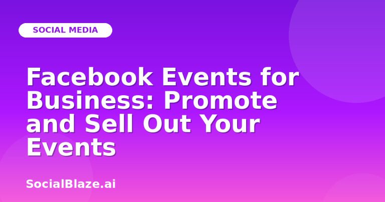 Facebook Events For Business: Promote And Sell Out Your Events Facebook Events For Business: Promote And Sell Out Your Events