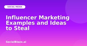 Influencer Marketing Examples and Ideas to Steal | SocialBlaze