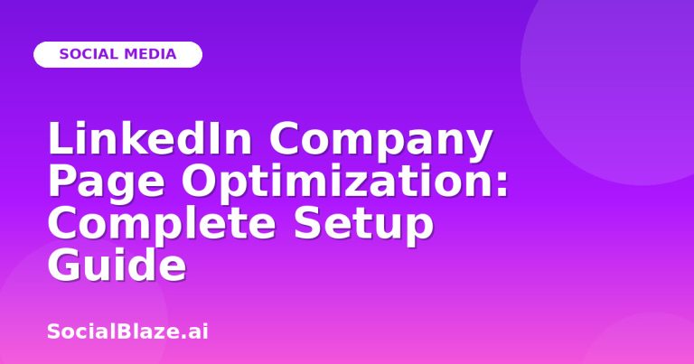 Linkedin Company Page Optimization: Complete Setup Guide