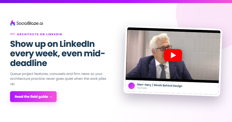 LinkedIn Post Scheduler pour les architectes