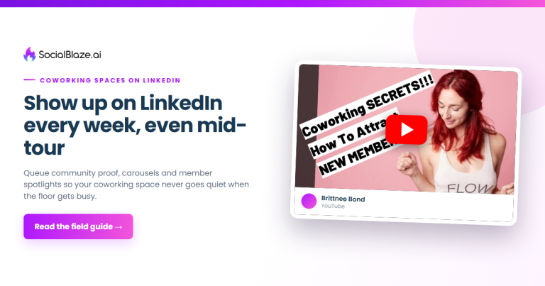 LinkedIn Planificateur de poste pour espaces de coworking