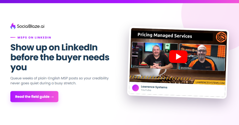 LinkedIn Post Scheduler pour les services gérés