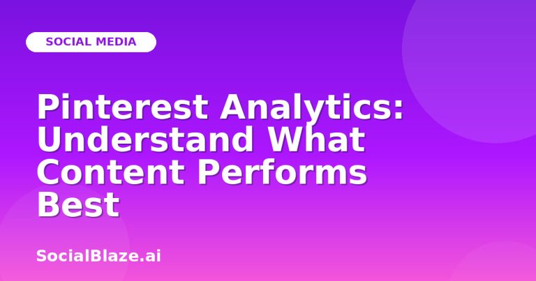 Pinterest Analytics: Understand What Content Performs Best
