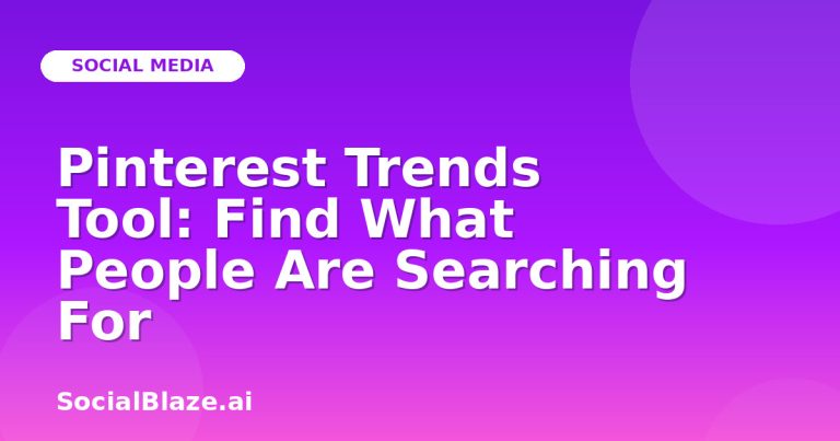 Pinterest Trends Tool: Find What People Are Searching For