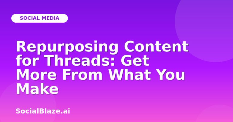 Repurposing Content For Threads: Get More From What You Make Repurposing Content For Threads: Get More From What You Make
