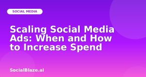 Scaling Social Media Ads: When and How to Increase Spend