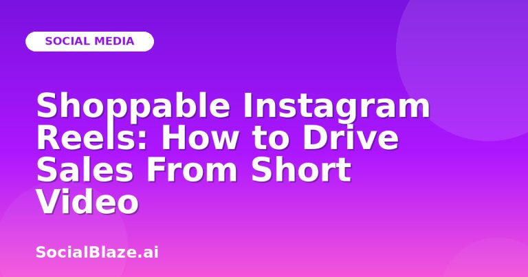 Shoppable Instagram Reels: How To Drive Sales From Short Video
