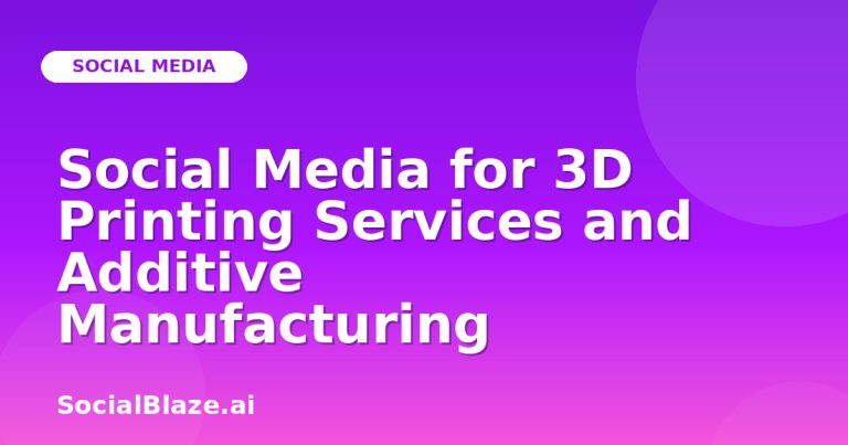 Social Media For 3D Printing Services And Additive Manufacturing Social Media For 3D Printing Services And Additive Manufacturing