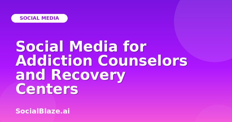 Social Media For Addiction Counselors And Recovery Centers Social Media For Addiction Counselors And Recovery Centers