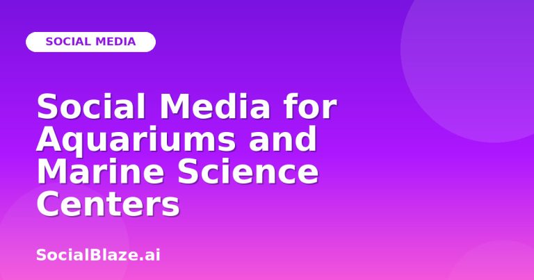 Social Media For Aquariums And Marine Science Centers Social Media For Aquariums And Marine Science Centers