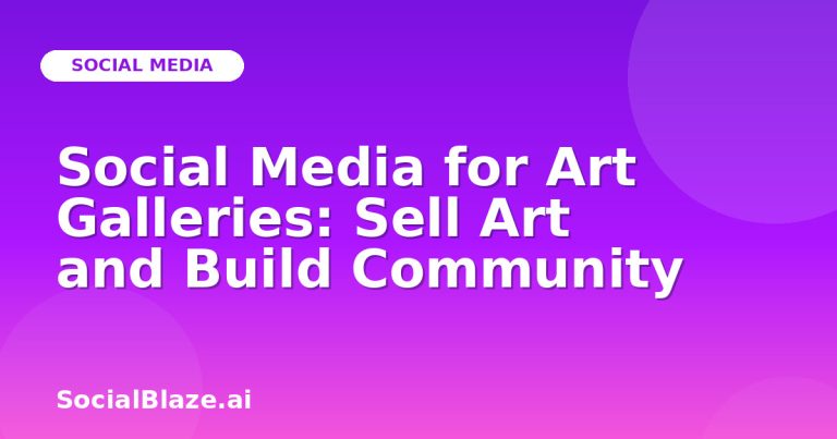 Social Media For Art Galleries: Sell Art And Build Community
