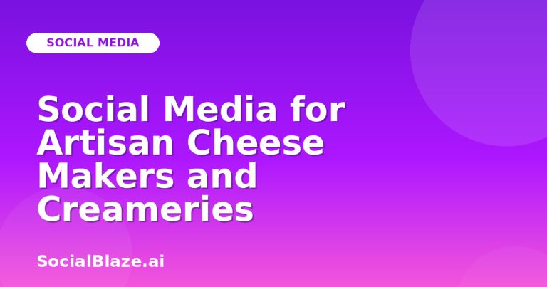 Social Media For Artisan Cheese Makers And Creameries