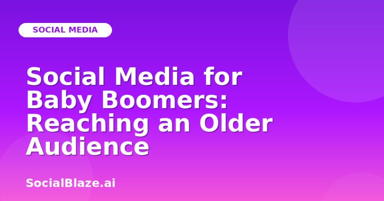 Social Media For Baby Boomers: Reaching An Older Audience Social Media For Baby Boomers: Reaching An Older Audience