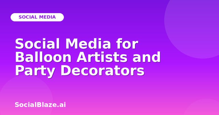 Social Media For Balloon Artists And Party Decorators Social Media For Balloon Artists And Party Decorators