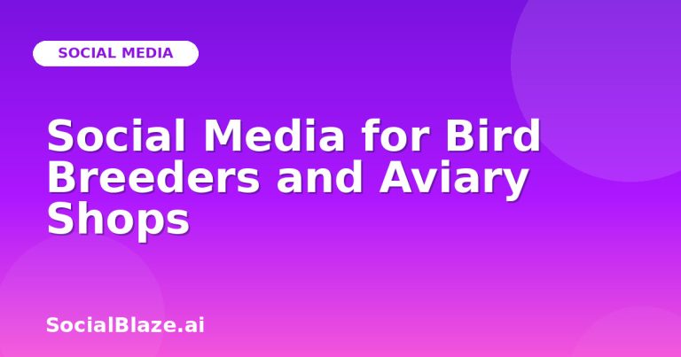 Social Media For Bird Breeders And Aviary Shops Social Media For Bird Breeders And Aviary Shops