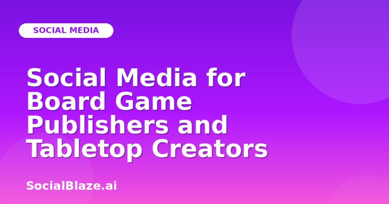 Social Media For Board Game Publishers And Tabletop Creators