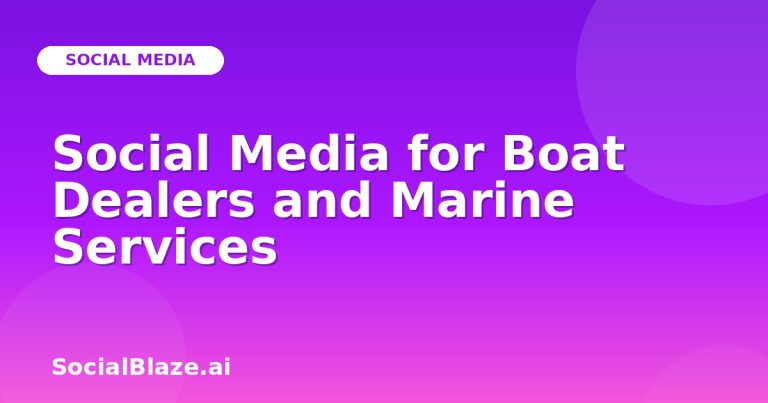 Social Media For Boat Dealers And Marine Services Social Media For Boat Dealers And Marine Services