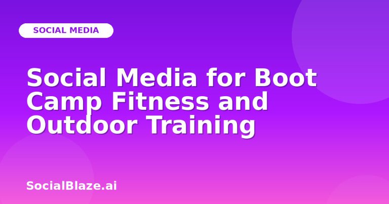 Social Media For Boot Camp Fitness And Outdoor Training Social Media For Boot Camp Fitness And Outdoor Training