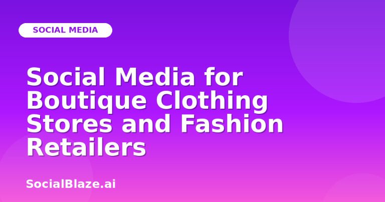 Social Media For Boutique Clothing Stores And Fashion Retailers Social Media For Boutique Clothing Stores And Fashion Retailers