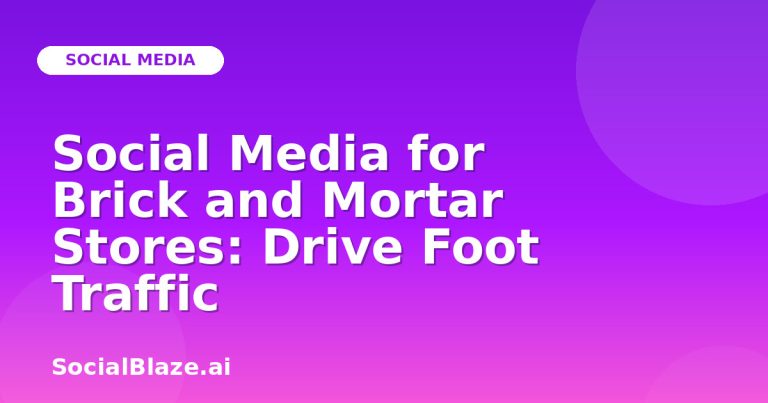 Social Media For Brick And Mortar Stores: Drive Foot Traffic Social Media For Brick And Mortar Stores: Drive Foot Traffic