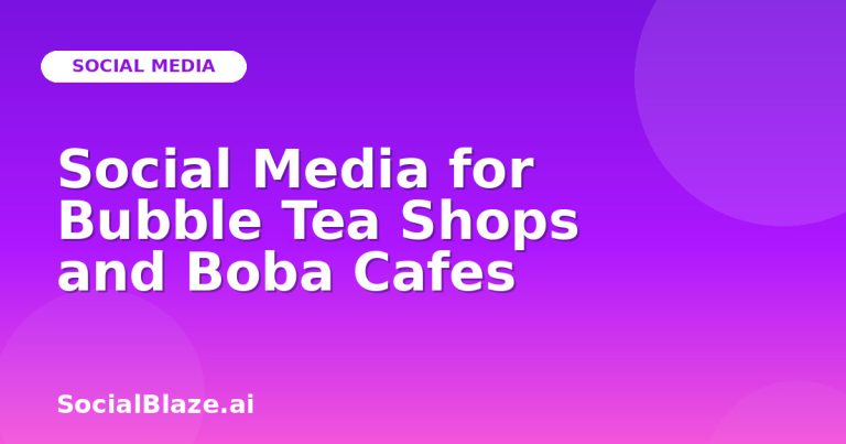 Social Media For Bubble Tea Shops And Boba Cafes