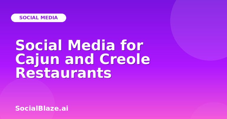 Social Media For Cajun And Creole Restaurants