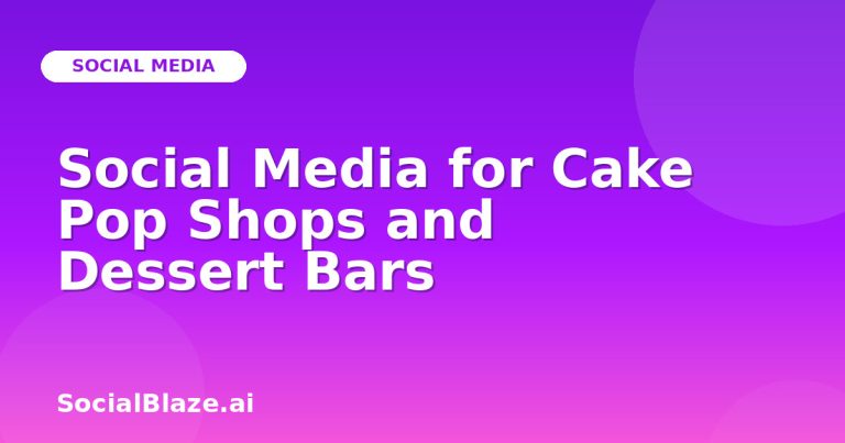 Social Media For Cake Pop Shops And Dessert Bars Social Media For Cake Pop Shops And Dessert Bars