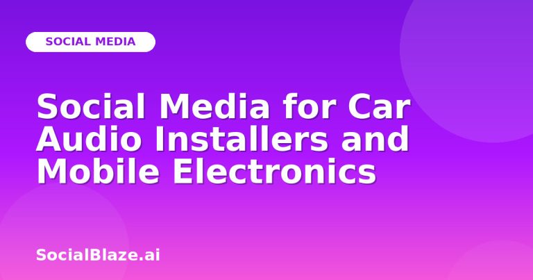 Social Media For Car Audio Installers And Mobile Electronics Social Media For Car Audio Installers And Mobile Electronics