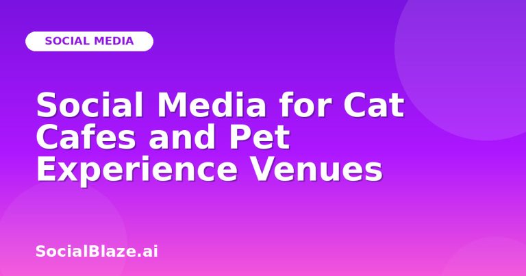 Social Media For Cat Cafes And Pet Experience Venues Social Media For Cat Cafes And Pet Experience Venues
