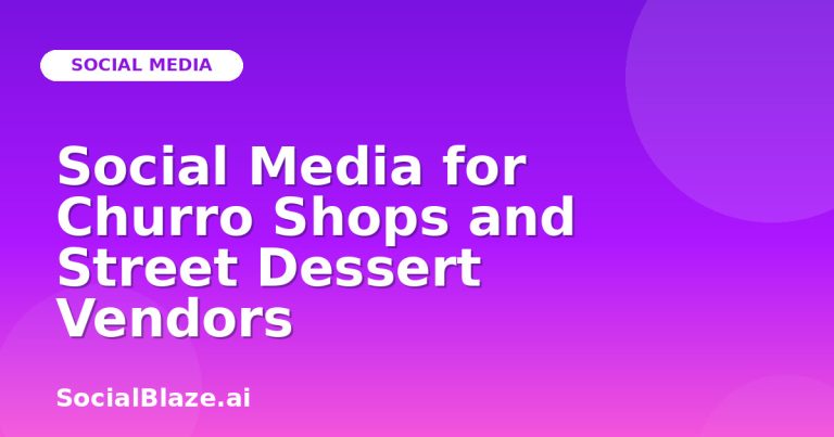 Social Media For Churro Shops And Street Dessert Vendors Social Media For Churro Shops And Street Dessert Vendors
