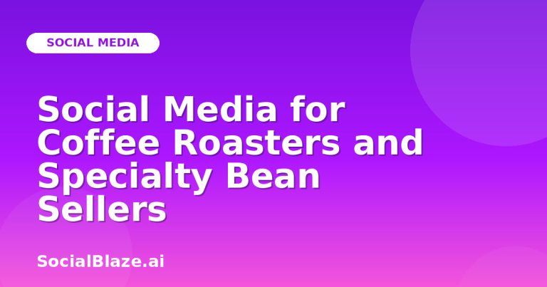Social Media For Coffee Roasters And Specialty Bean Sellers