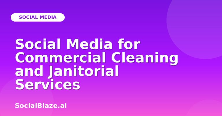 Social Media For Commercial Cleaning And Janitorial Services Social Media For Commercial Cleaning And Janitorial Services