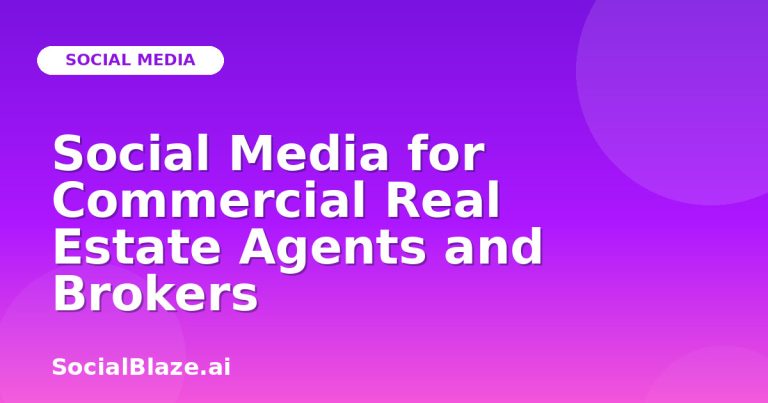 Social Media For Commercial Real Estate Agents And Brokers Social Media For Commercial Real Estate Agents And Brokers