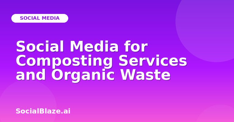Social Media For Composting Services And Organic Waste Social Media For Composting Services And Organic Waste