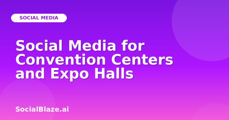 Social Media For Convention Centers And Expo Halls Social Media For Convention Centers And Expo Halls